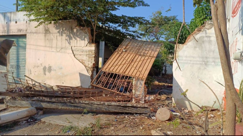 Colapsan 50 viviendas en San Marcos tras la fuerte sacudida de&nbsp;6.5